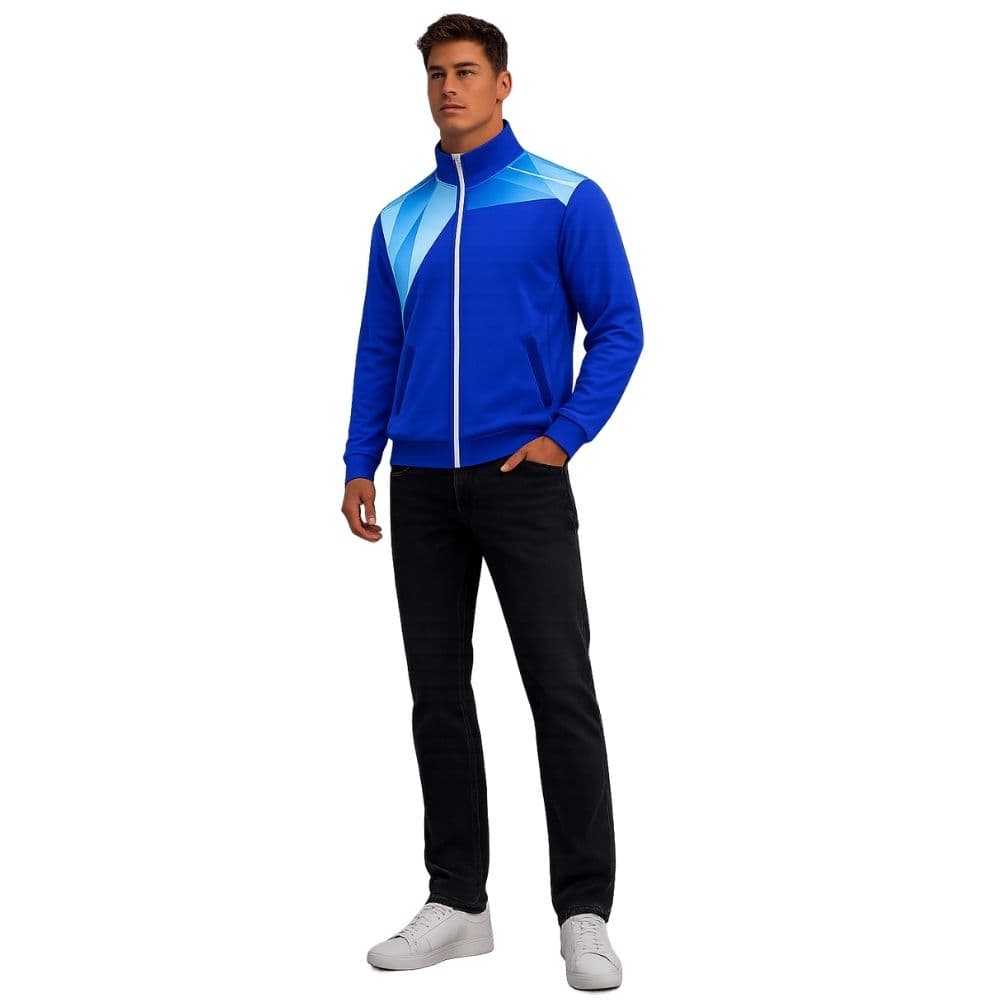 Dye Sublimated Micro Active Tracksuit Jacket (Open Hem & Cuffs)