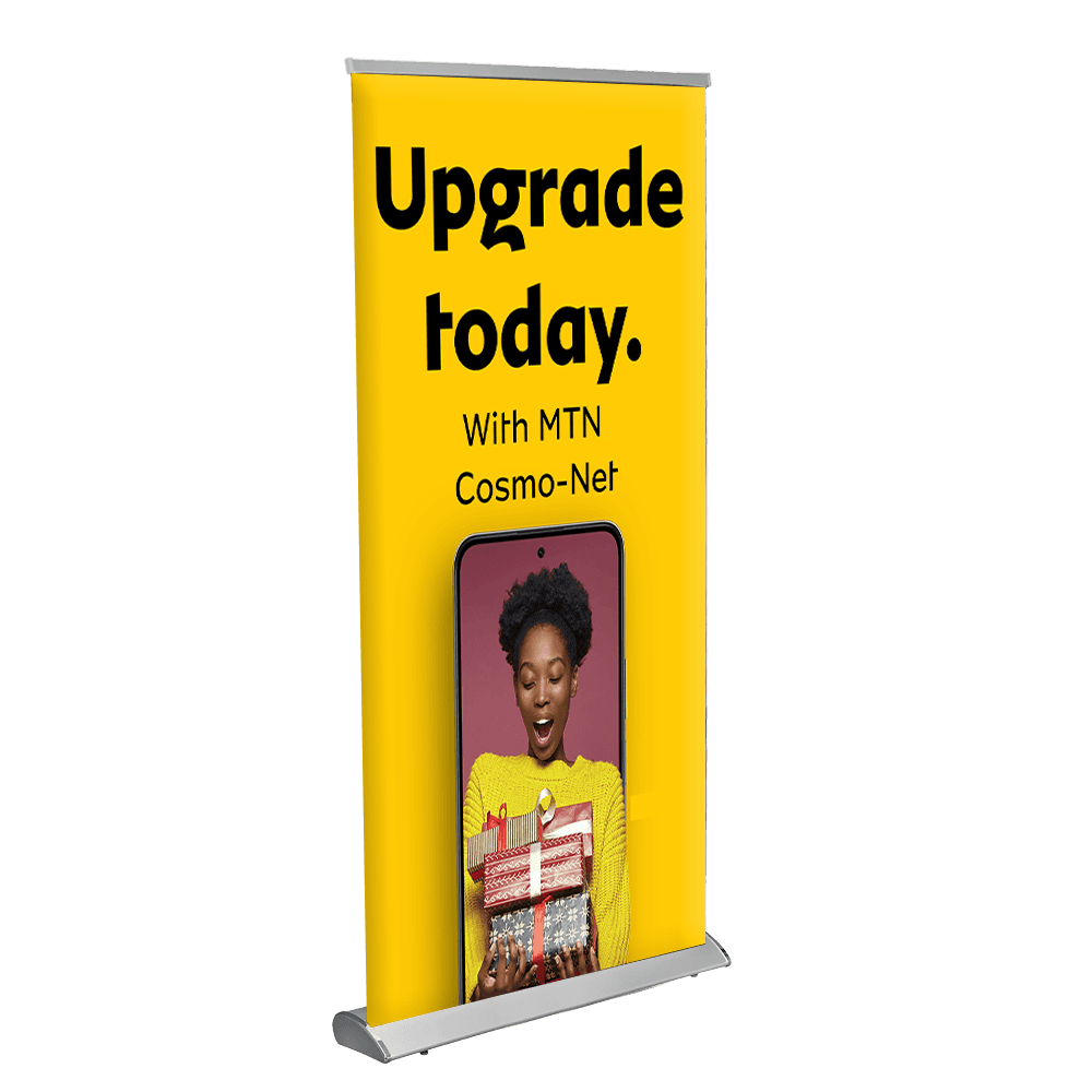 Pull Up Banner 1.2 x 2m, PVC, Complete, Executive