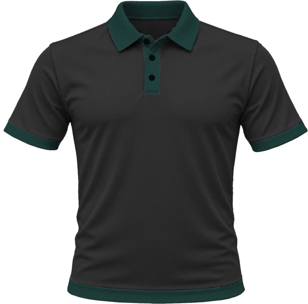 Ringer Kiddies Golf Shirt, Fitted Short Sleeve, Birdseye