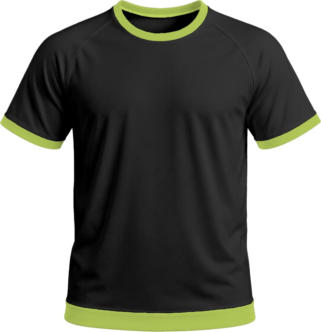 Ringer Ladies Crew Neck T-shirt, Raglan Short Sleeve, Reverse Birdseye