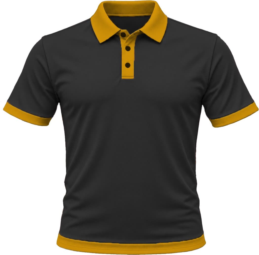 Ringer Unisex Golf Shirt, Fitted Short Sleeve