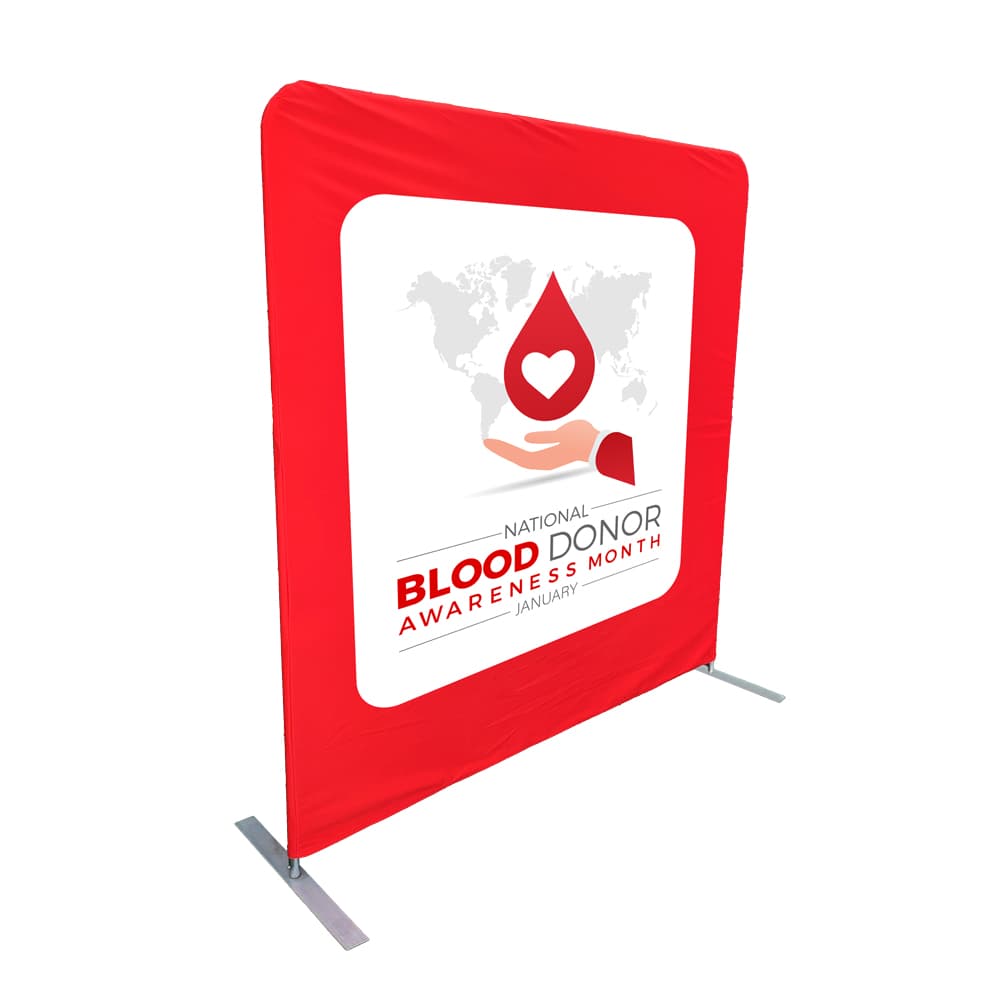 Slimline Bannerwall 2.5 x 2.28m, Print only