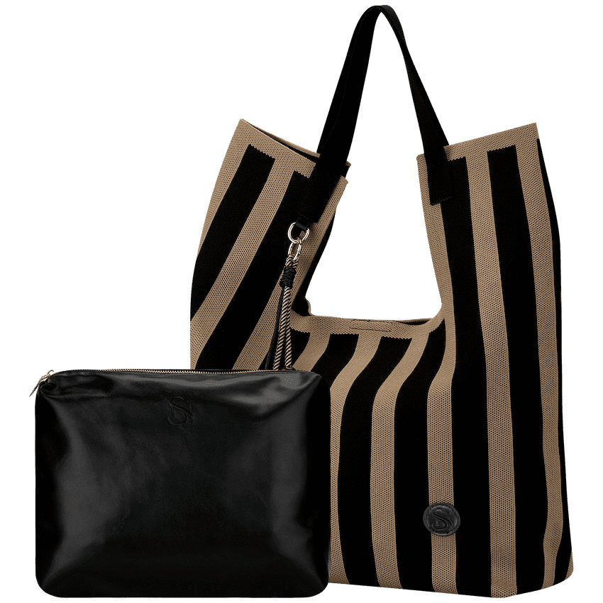 Supanova Zara Knit Tote Bag - Black