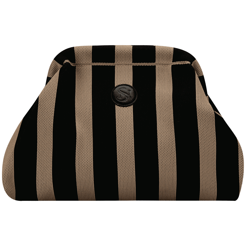 Supanova Zara Knit Clutch Bag - Black