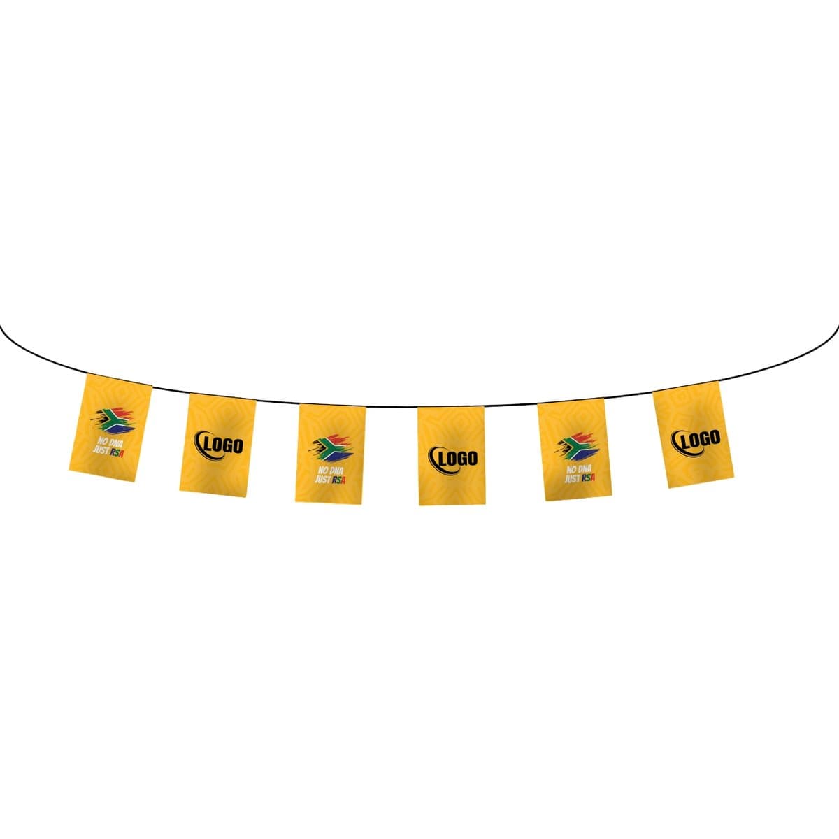 Rectangular Pennants. Double sided, PVC