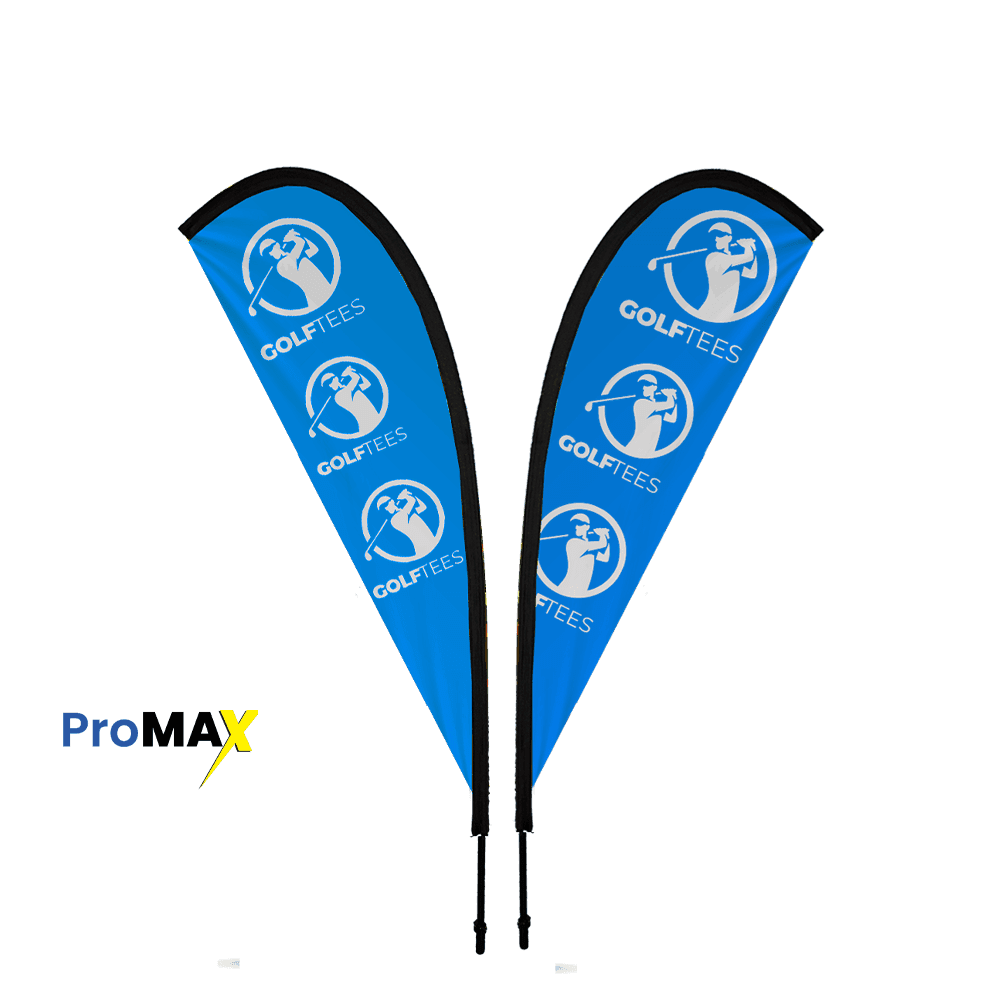 ProMAX Teardrop Banner 2m Double sided, Complete