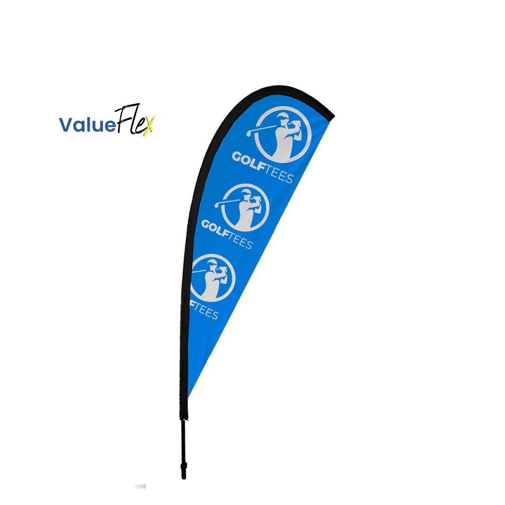 ValueFLEX Teardrop Banner 2m Single sided, Complete