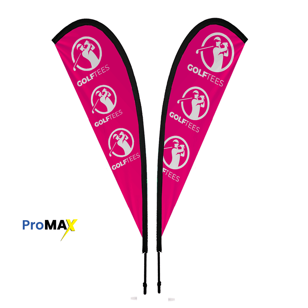 ProMAX Teardrop Banner 4m Double sided, Complete