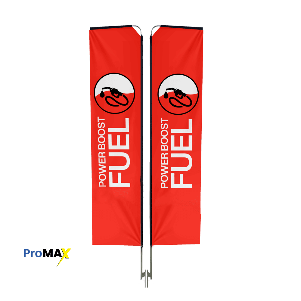 ProMAX Telescopic Banner 4m Double sided, Complete