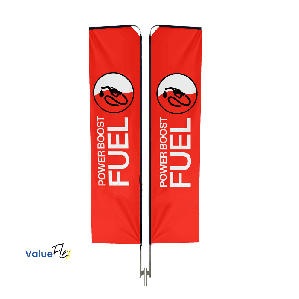 ValueFLEX Telescopic Banner 4m Double sided, Complete