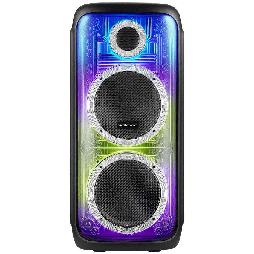 Volkano Cyber Series Dual 8" Party Speaker
