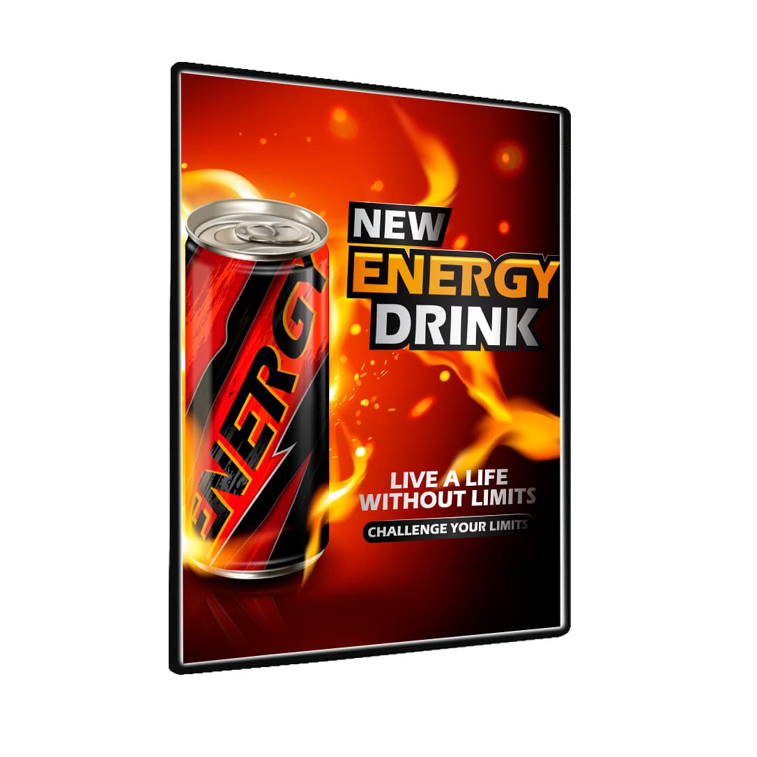 Wall Mount Slimline Lightbox A3