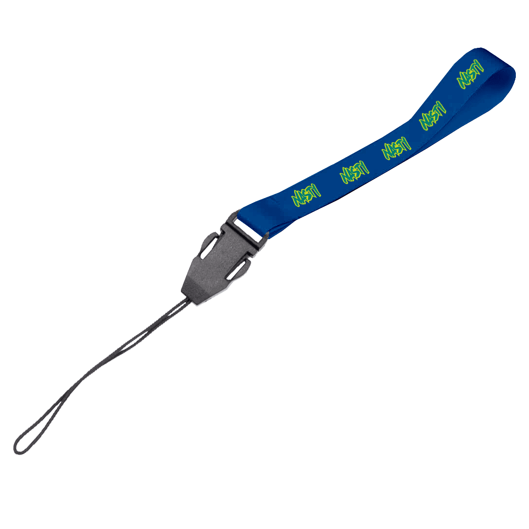 Matte Polyester Wrist Phone Strap D/Sided Print with Cellphone Clip 20 x 340mm