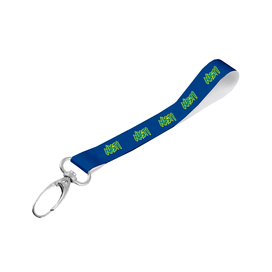 Matte Polyester Wrist Phone Strap S/Sided Print with Lobster Clip 25 x 340mm