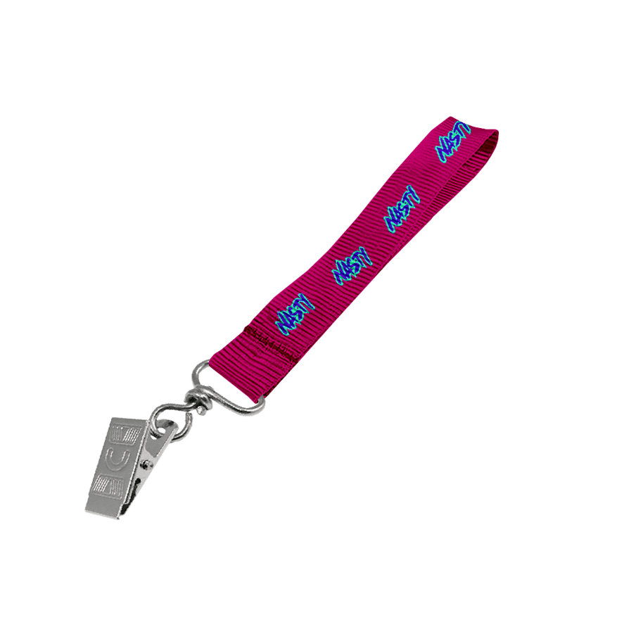 Petersham Wrist Phone Strap D/Sided Print with Crocodile Clip 15 x 340mm