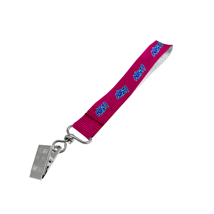 Petersham Wrist Phone Strap S/Sided Print with Crocodile Clip 15 x 340mm