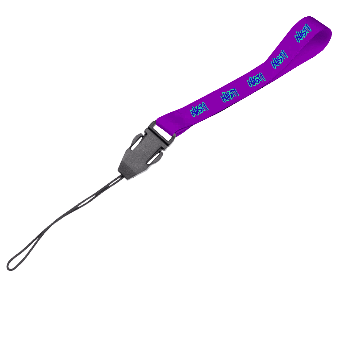 Satin Wrist Phone Strap D/Sided Print with Cellphone Clip 15 x 340mm