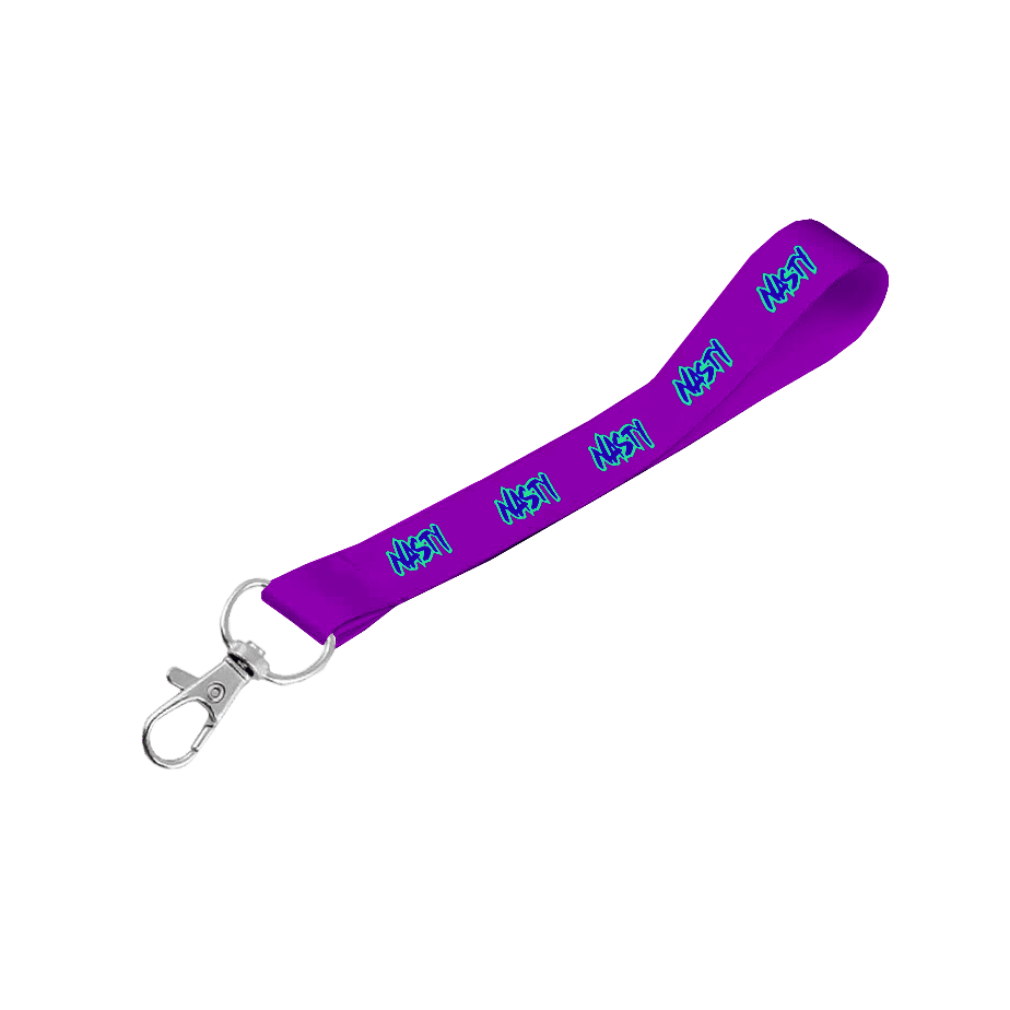Satin Wrist Phone Strap D/Sided Print with Snap Hook 20 x 340mm