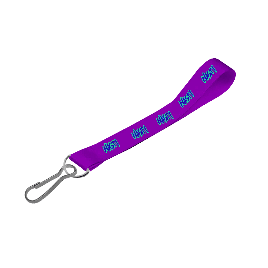 Satin Wrist Phone Strap D/Sided Print with Swivel Hook 20 x 340mm