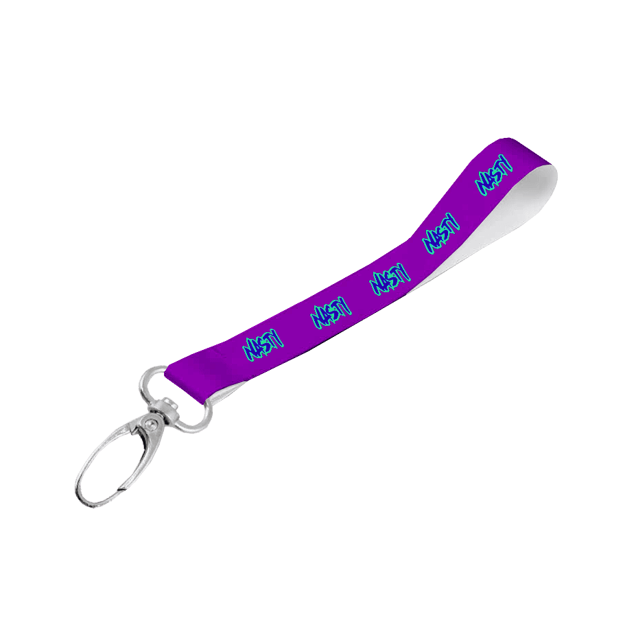 Satin Wrist Phone Strap S/Sided Print with Lobster Clip 25 x 340mm