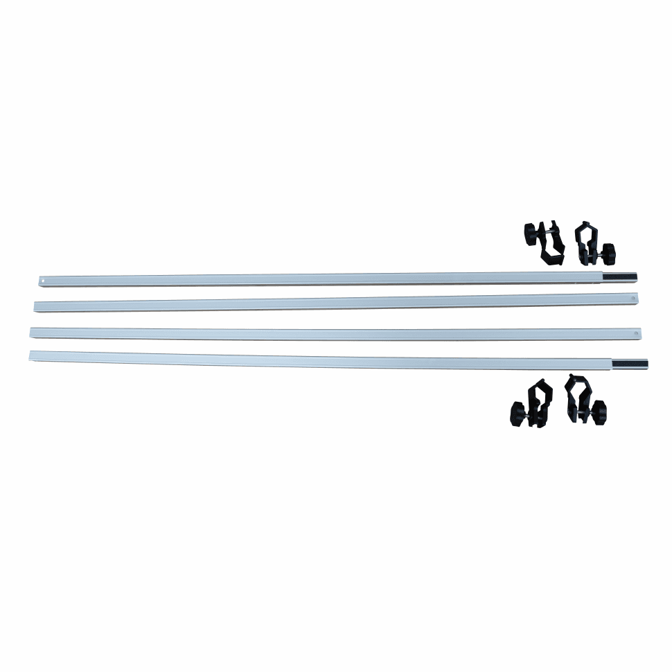 Zuco Gazebo Half Wall Bar & Clamp Set - 3M