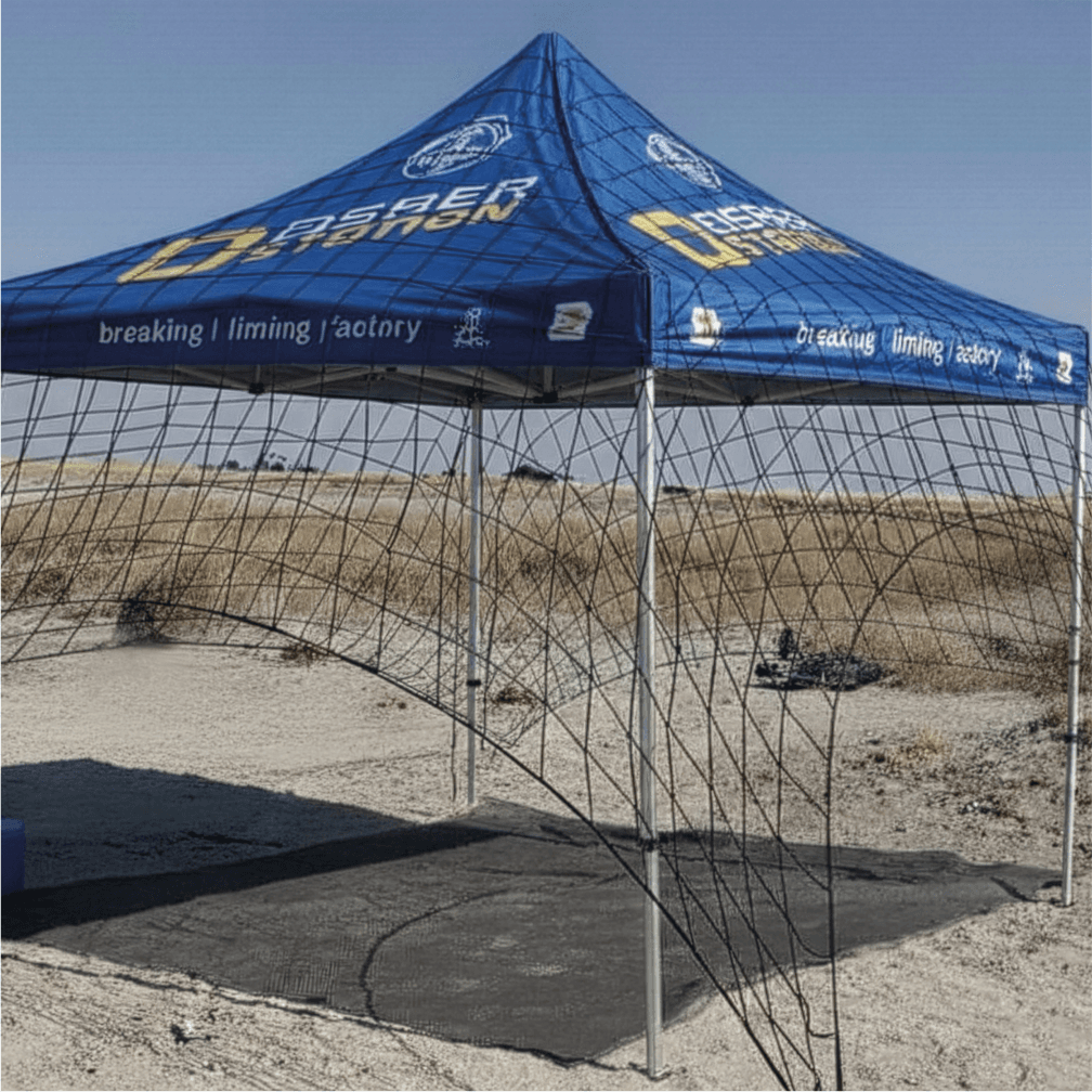 Zuco Gazebo Storm Net Black (5 X 5M)