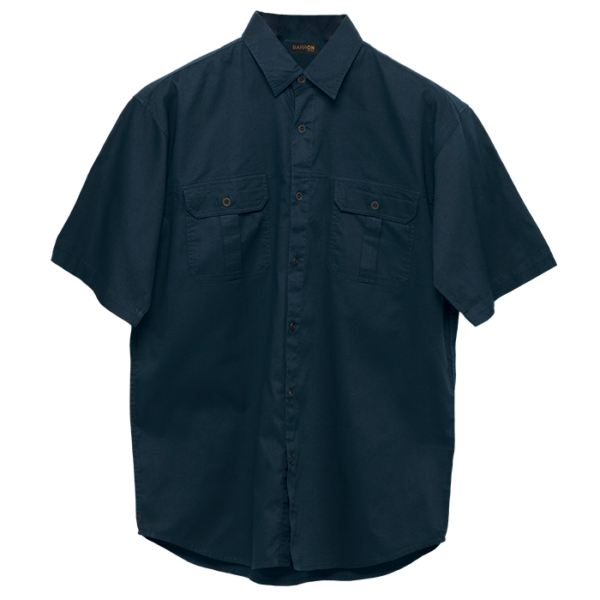 Plain Bush Shirt Mens