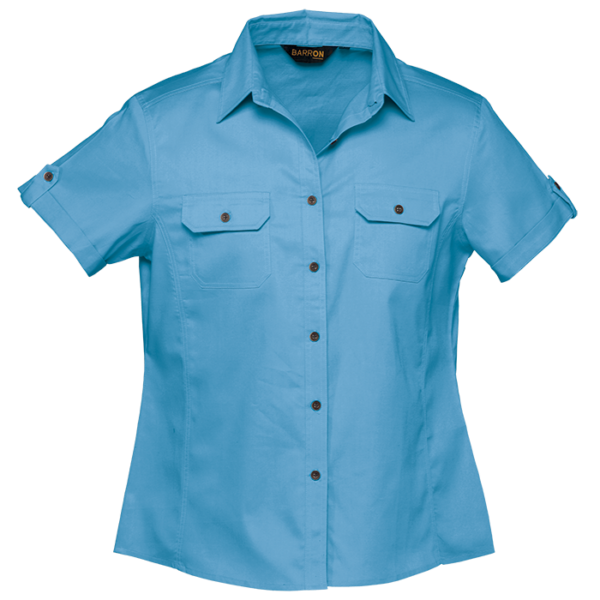 Plain Bush Shirt Ladies - Image 4