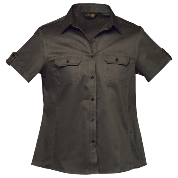 Plain Bush Shirt Ladies - Image 5