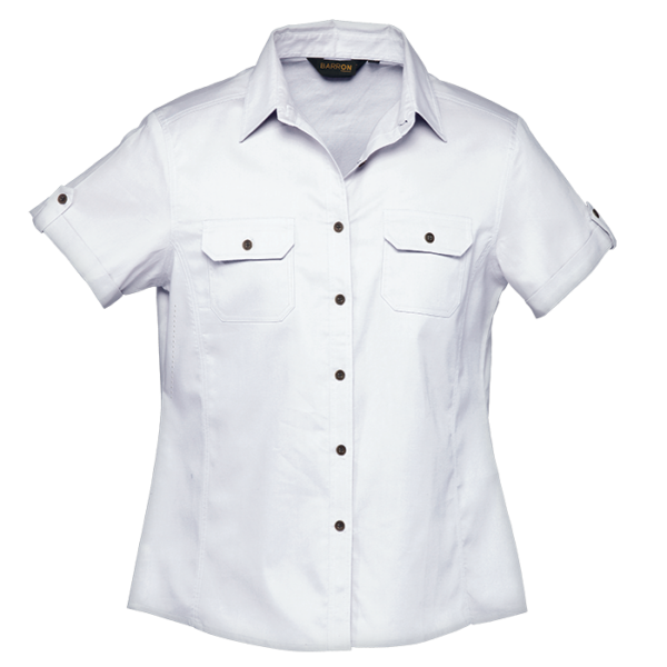 Plain Bush Shirt Ladies - Image 7