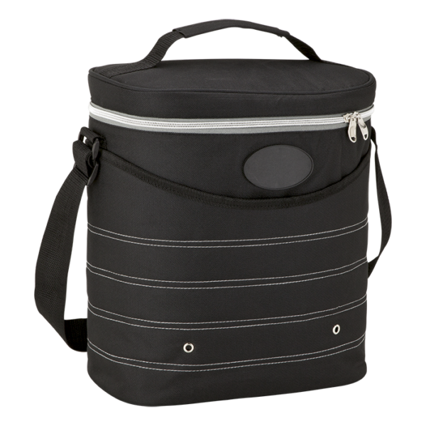 Oval Cooler Bag with Shoulder Strap - Image 4