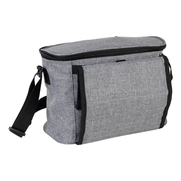 Cooler with Folding Cup Holders