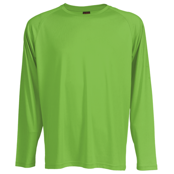 135g Long Sleeve Polyester T-Shirt (TSL135B) - Image 6