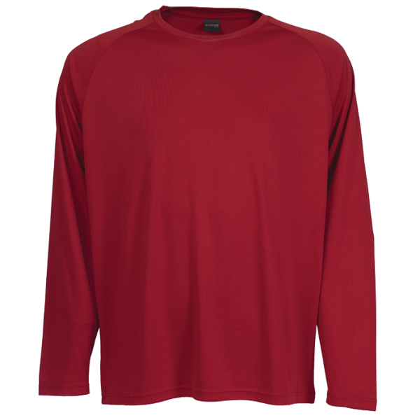 135g Long Sleeve Polyester T-Shirt (TSL135B) - Image 3