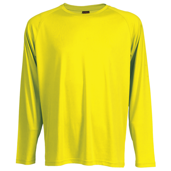 135g Long Sleeve Polyester T-Shirt (TSL135B) - Image 7