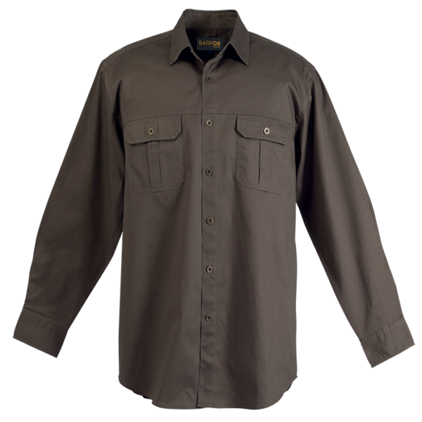 Bush Shirt Long Sleeve Mens - Image 4