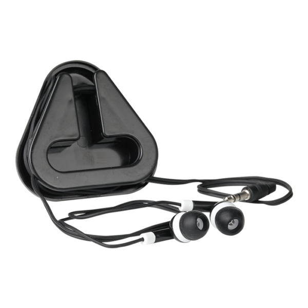 Earphones in Triangular Protective Case - Image 3