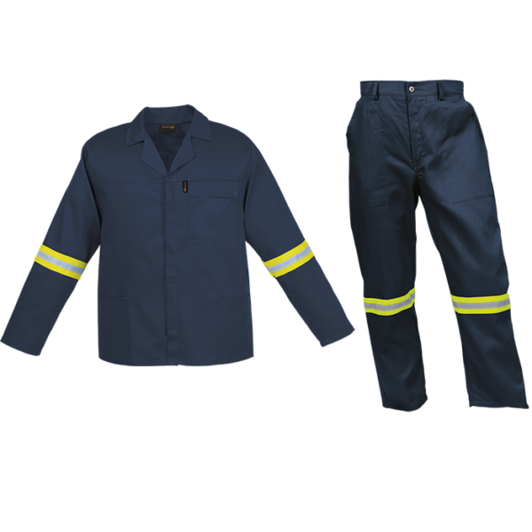 Barron Budget Poly Cotton Conti Suit with Reflective (CS-BR) - Image 3