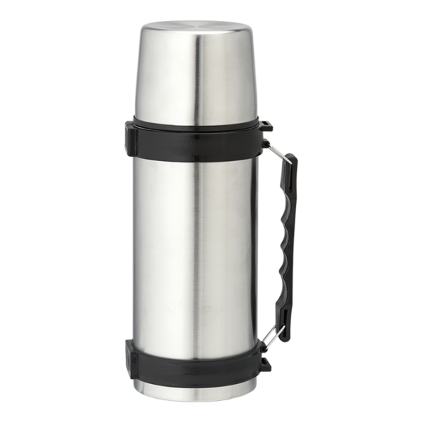 1l Stainless Steel Travel Flask with Carry Handle