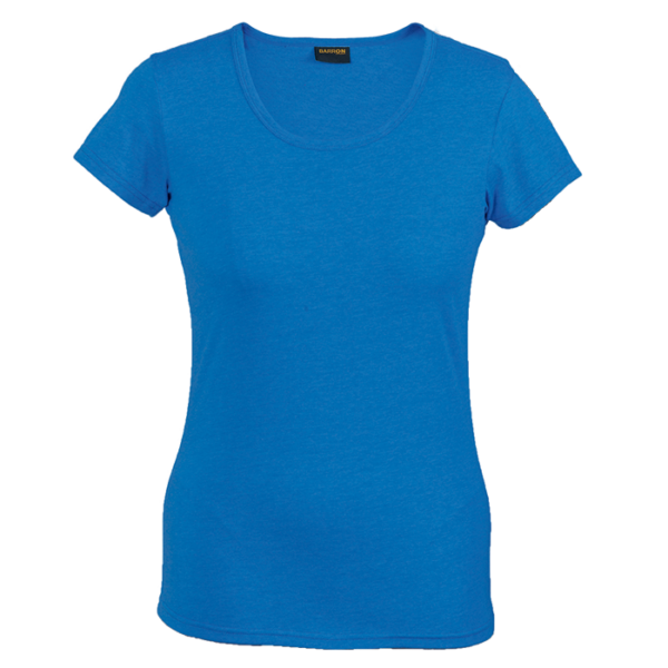 Melange Crew Neck T-Shirt Ladies - Image 5