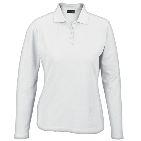 175g Pique Knit Long Sleeve Golfer Ladies - Image 7