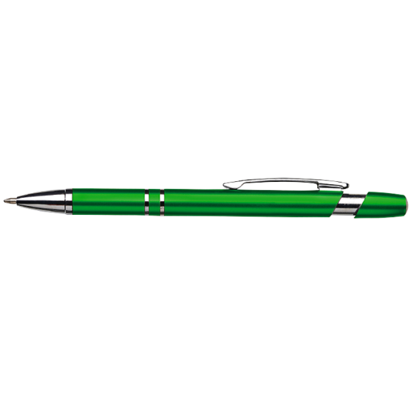 Dual Ring Metallic Ballpoint Pen - Image 5