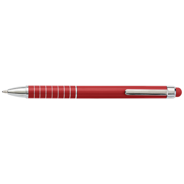 Aluminium Ballpoint Pen with Matching Colour Stylus