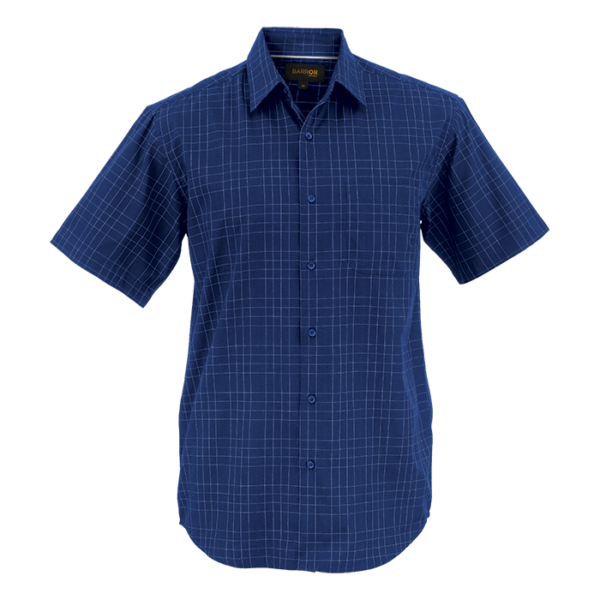 Hamilton Check Lounge Short Sleeve Mens - Image 3