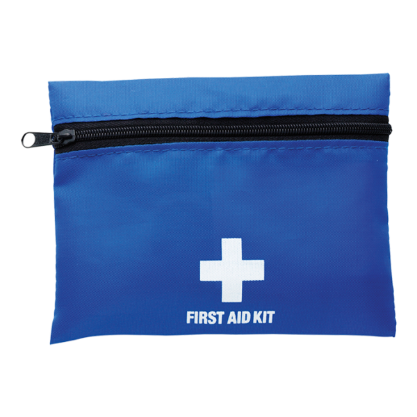 First Aid Kit in Zippered Pouch with Belt Clip