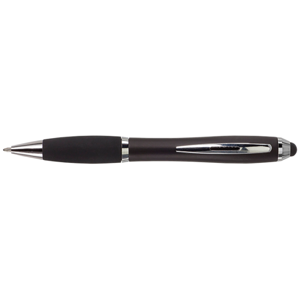 Ballpoint Pen with Rubber Grip and Stylus - Image 7