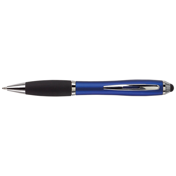 Ballpoint Pen with Rubber Grip and Stylus - Image 6