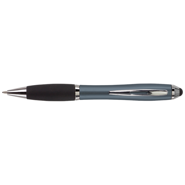 Ballpoint Pen with Rubber Grip and Stylus - Image 5