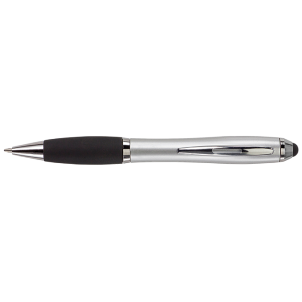 Ballpoint Pen with Rubber Grip and Stylus - Image 4