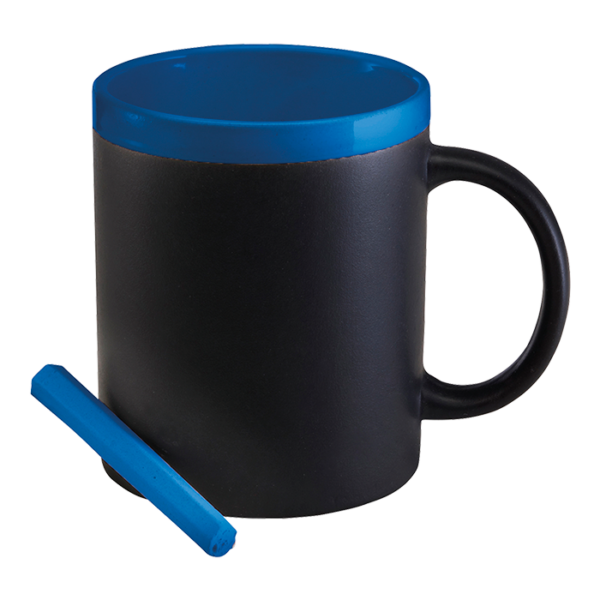 300ml Stoneware Chalk Board Mug - Image 4